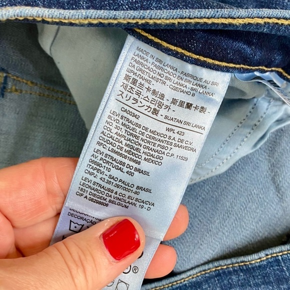 Levi’s Classic Straight Blue Jeans size 33 - Picture 4 of 11